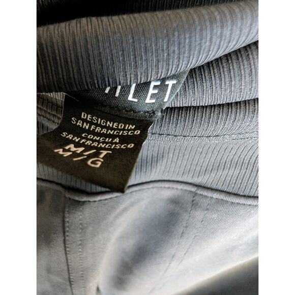 Athleta Pants Women Medium Black Breathable Wicking Venice Wide Leg Pull On NWT - Picture 3 of 3